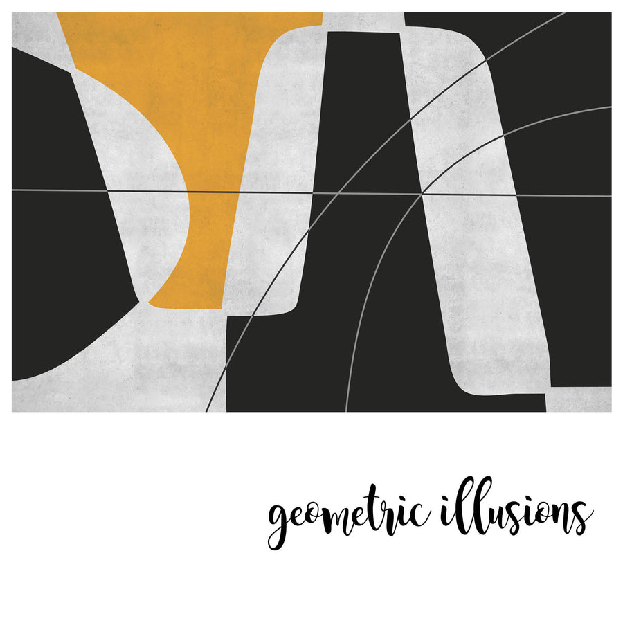 Geometric Illusions - Zidna Tapeta - Mural