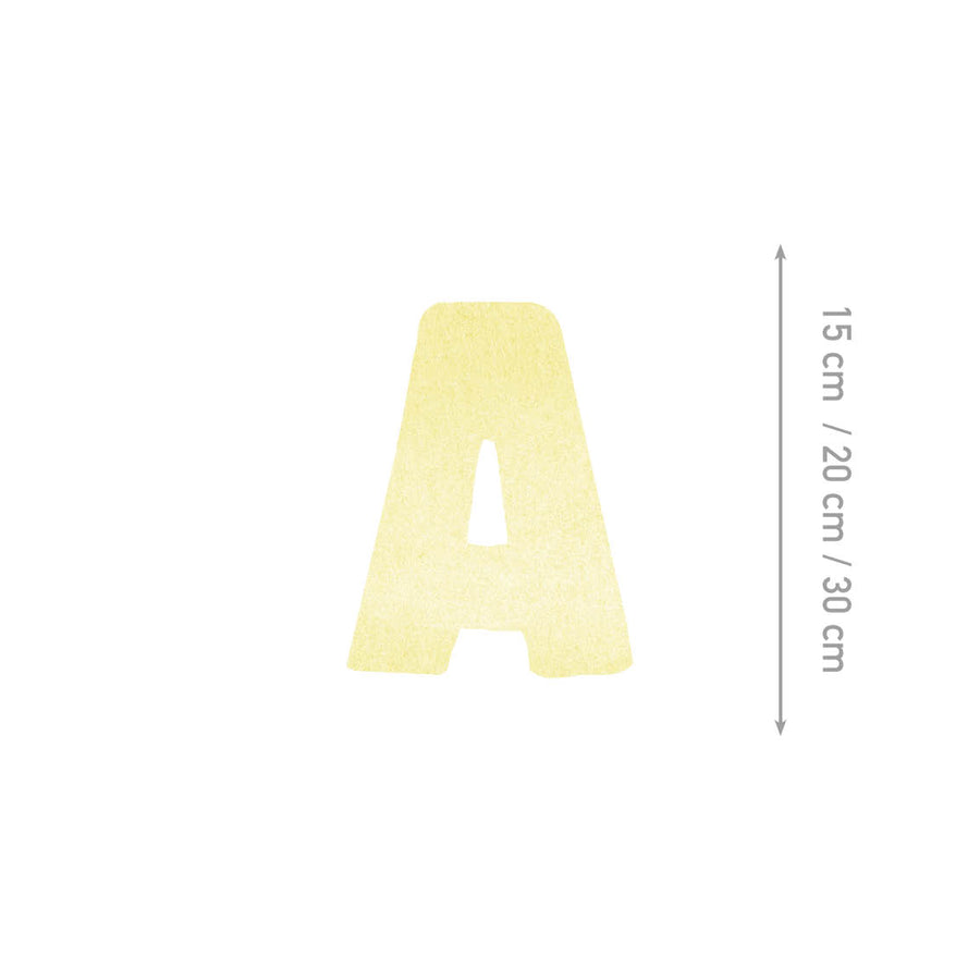 Watercolor Alphabet 2 - Small - visina 15 cm