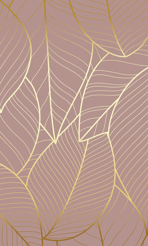 *RASPRODAJA* Modern Leaf - Zidna Tapeta - Mural - 150 cmx250 cm