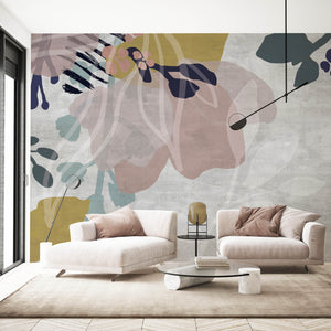 Whimsical Blossom - Zidna Tapeta - Mural