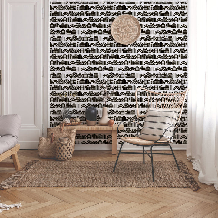 Zidna tapeta za dom pattern ponavljajući uzorak