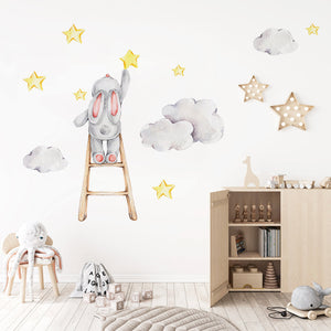 Reaching Stars - Naljepnica za zid dječje sobe