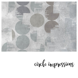 Circle Impressions - Zidna Tapeta - Mural