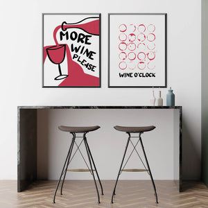 More Wine - Posteri (bez okvira) ili Slike Na Platnu (spremne za na zid)