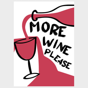 More Wine - Posteri (bez okvira) ili Slike Na Platnu (spremne za na zid)