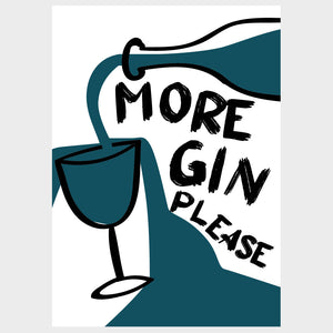 More Gin - Posteri (bez okvira) ili Slike Na Platnu (spremne za na zid)