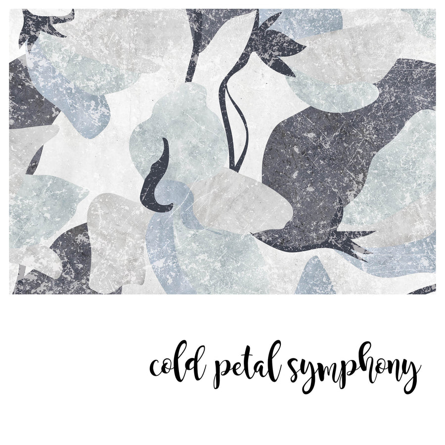 Cold Petal Simphony - Zidna Tapeta - Mural