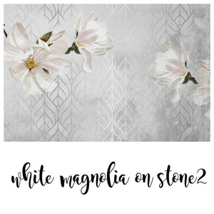 *RASPRODAJA* White Magnolia on Stone 2 - Zidna Tapeta - Mural 250x300 cm