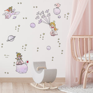 Happy Little Princess - Naljepnica za zid dječje sobe