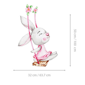 Lovely Bunny - Naljepnica za zid dječje sobe