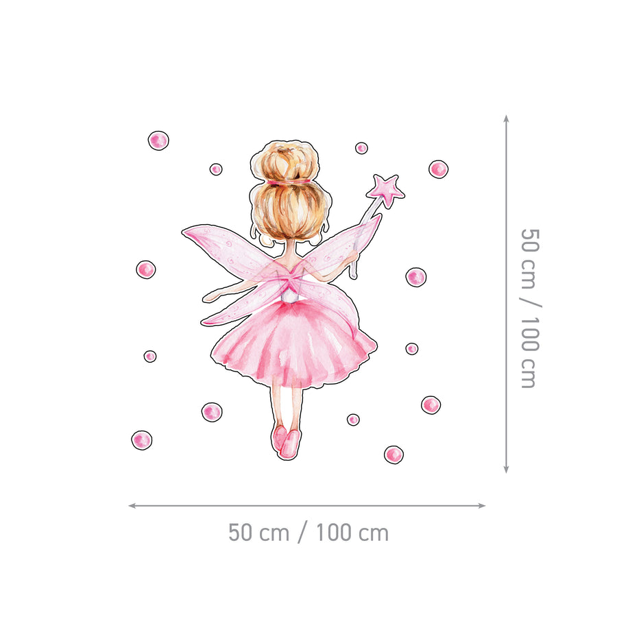 Fairy - Naljepnica za zid dječje sobe