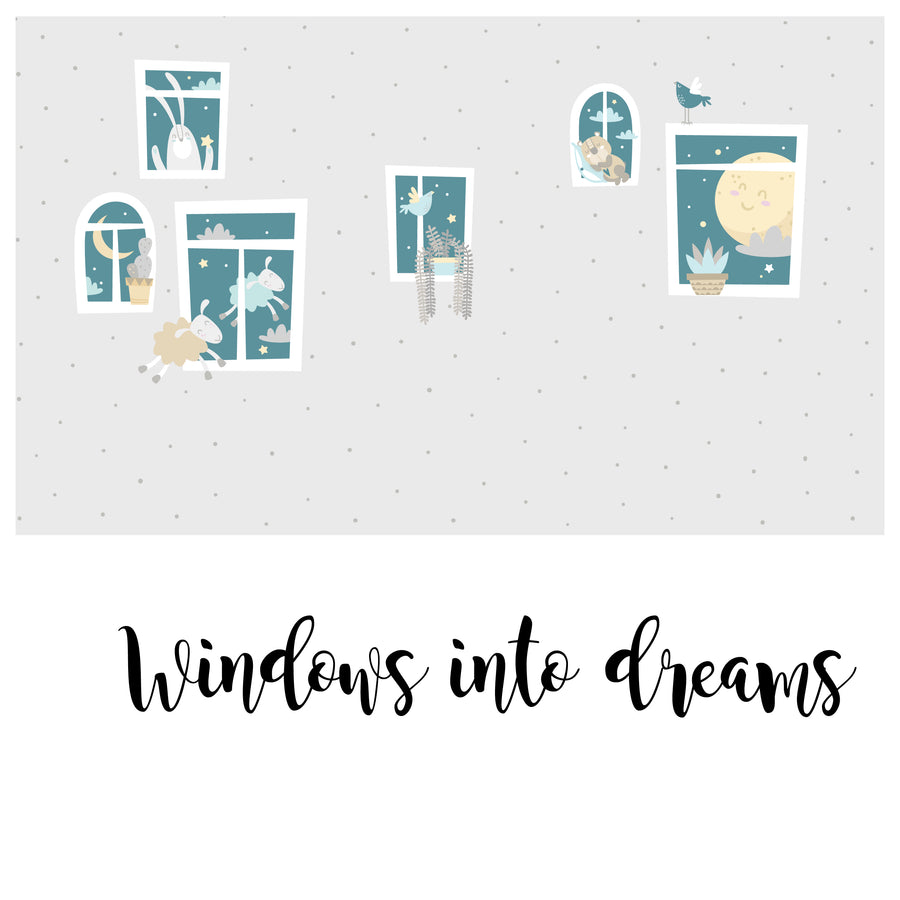 Windows Into Dreams - Zidna Tapeta - Mural