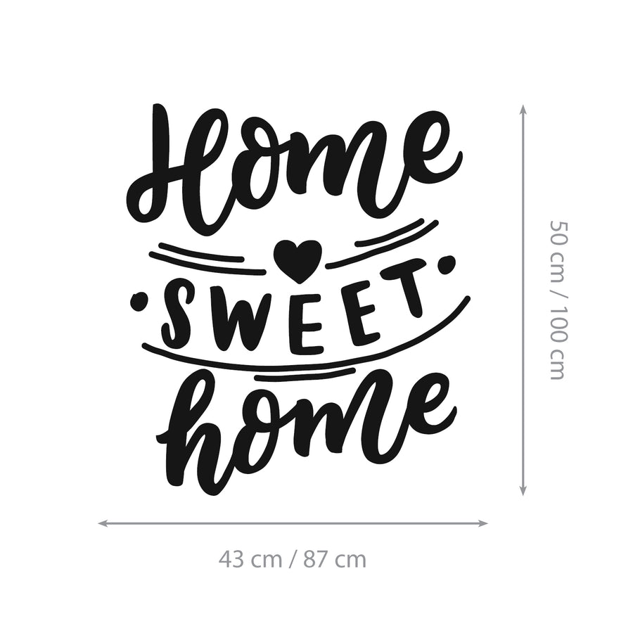 Home Sweet Home - Naljepnica za zid