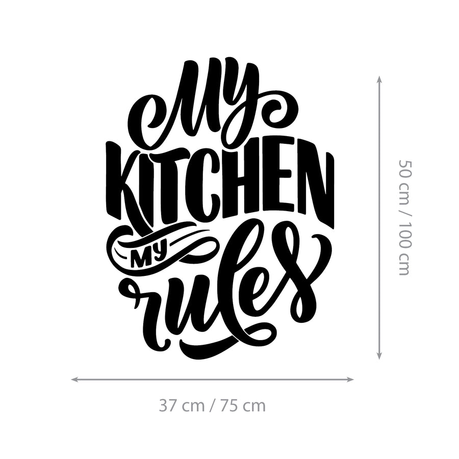 My Kitchen Rules - Naljepnica za zid