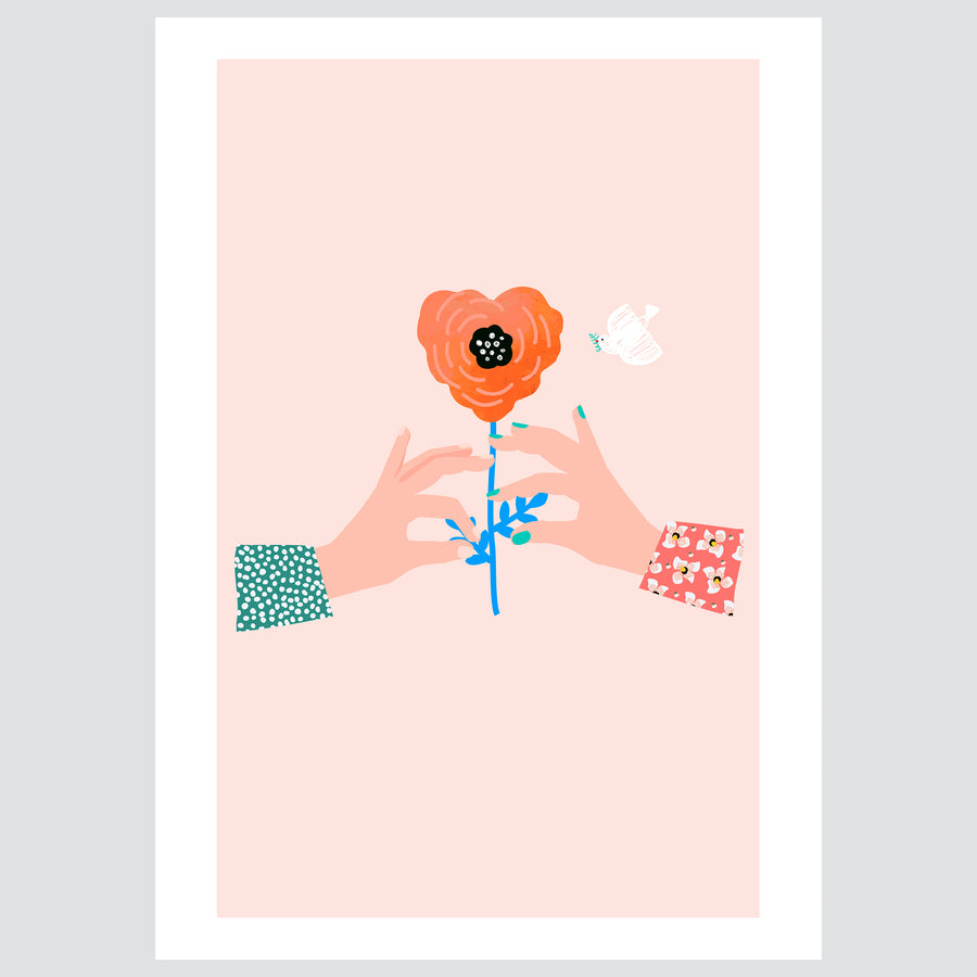 Flower for You - Posteri (bez okvira) ili Slike Na Platnu (spremne za na zid)