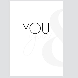 You & Me - Posteri (bez okvira) ili Slike Na Platnu (spremne za na zid)