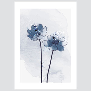 Remembering Flowers - Komplet ilustracija za dom