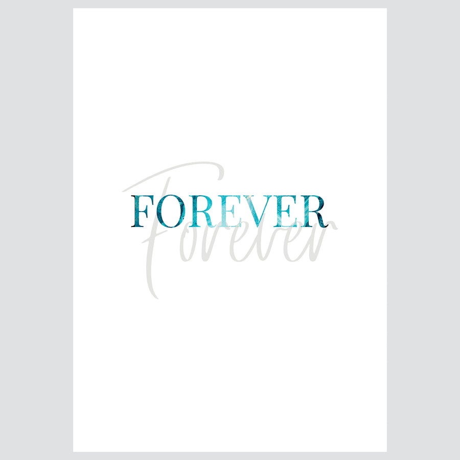 Always & Forever Turquoise - Posteri (bez okvira) ili Slike Na Platnu (spremne za na zid)