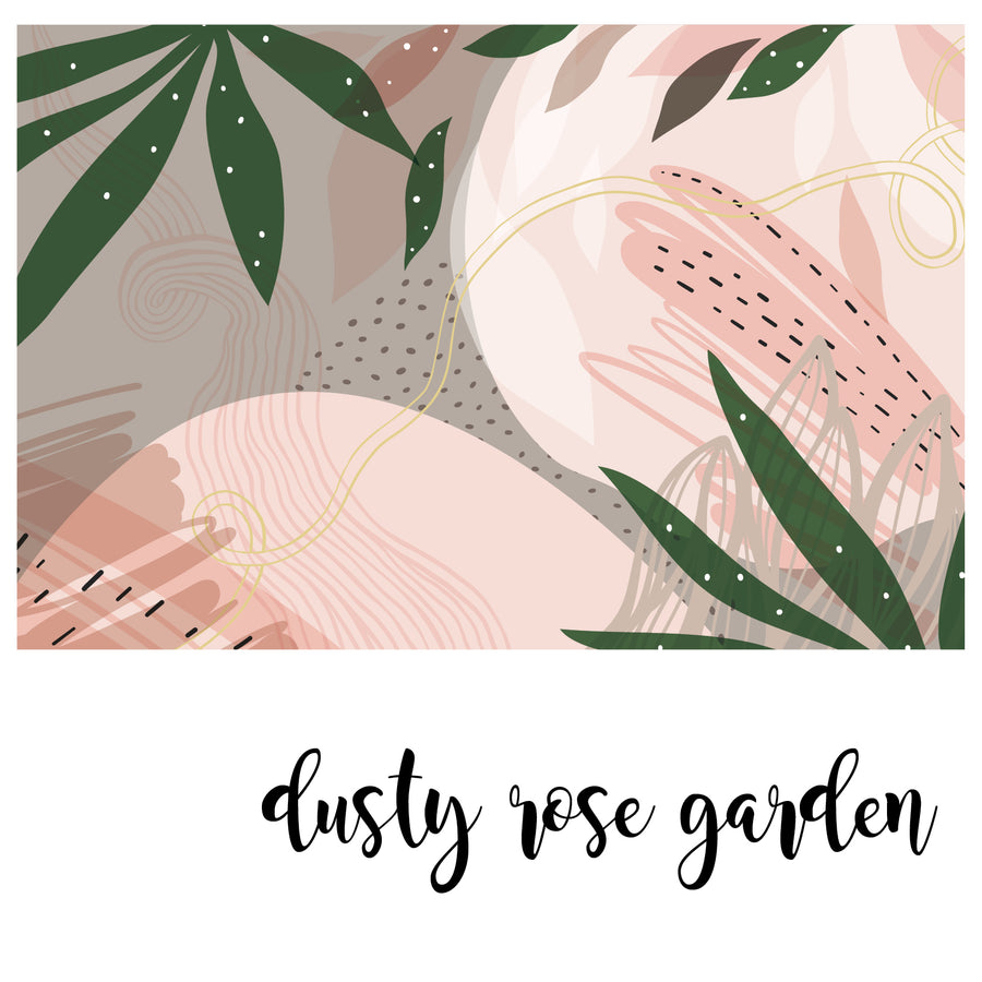 Dusty Rose Garden - Zidna Tapeta - Mural