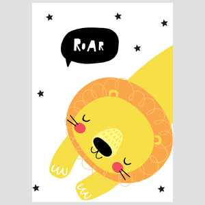 Cutest Roar - ilustracija za dječju sobu