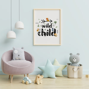 Wild Child - ilustracija za dječju sobu