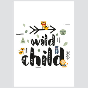 Wild Child - ilustracija za dječju sobu