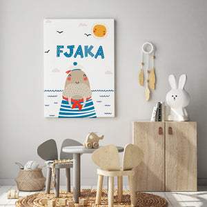 Fjaka - ilustracija za dječju sobu