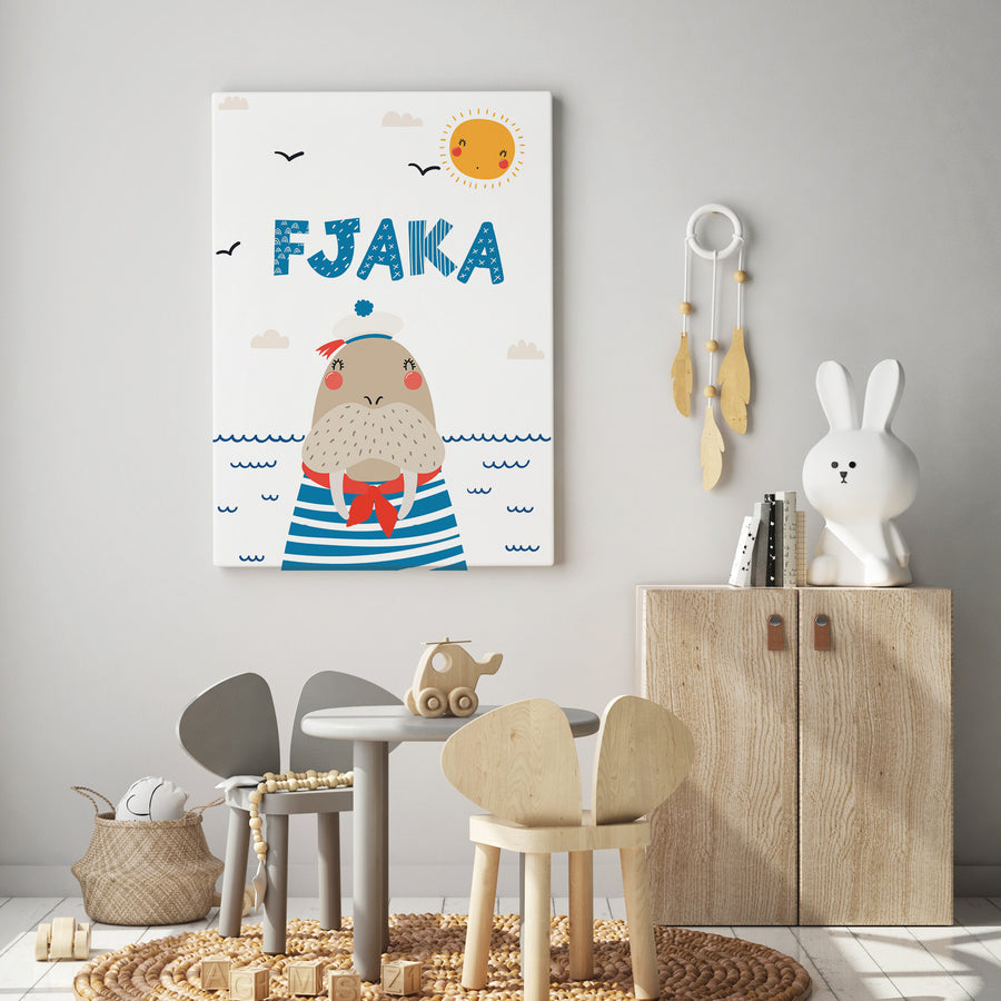 Fjaka - ilustracija za dječju sobu