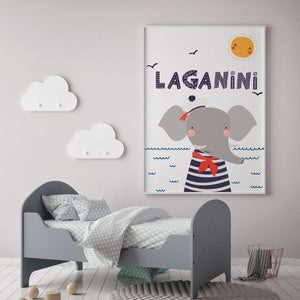 Laganini - ilustracija za dječju sobu