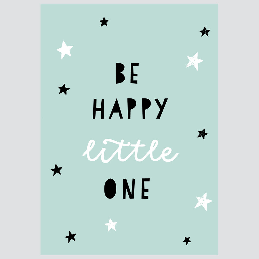 Be Happy Little One - ilustracija za dječju sobu