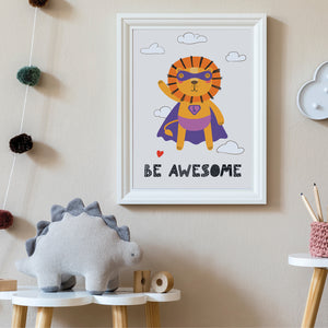 Be Awesome - ilustracija za dječju sobu