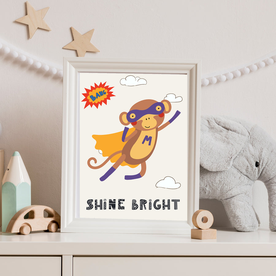 Shine Bright - ilustracija za dječju sobu