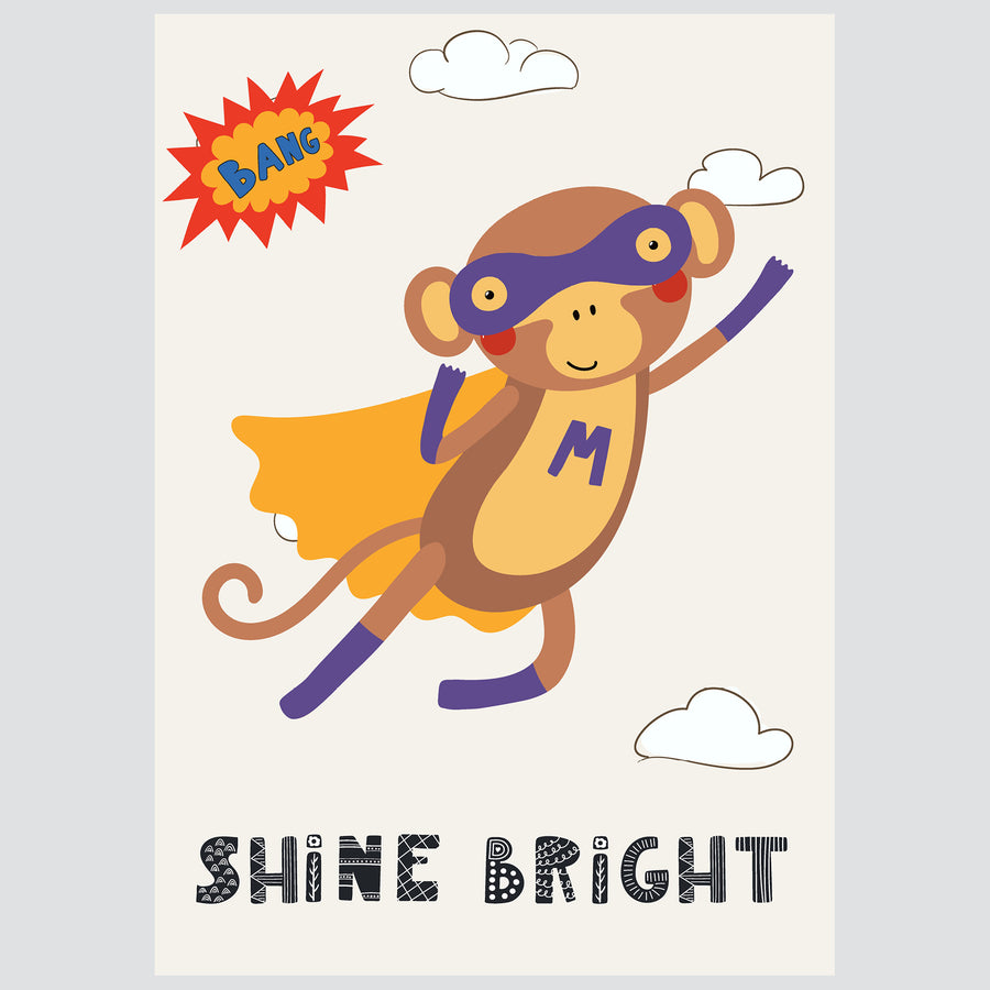 Shine Bright - ilustracija za dječju sobu