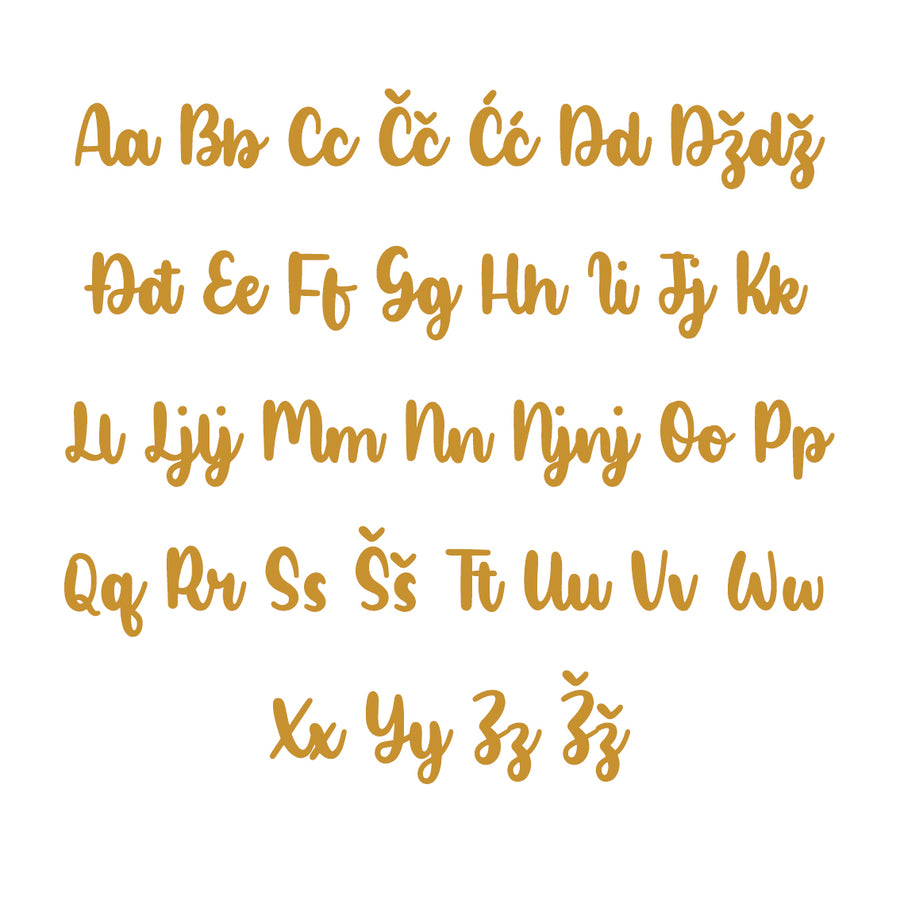 Antonija Alphabet - Medium - visina 20 cm