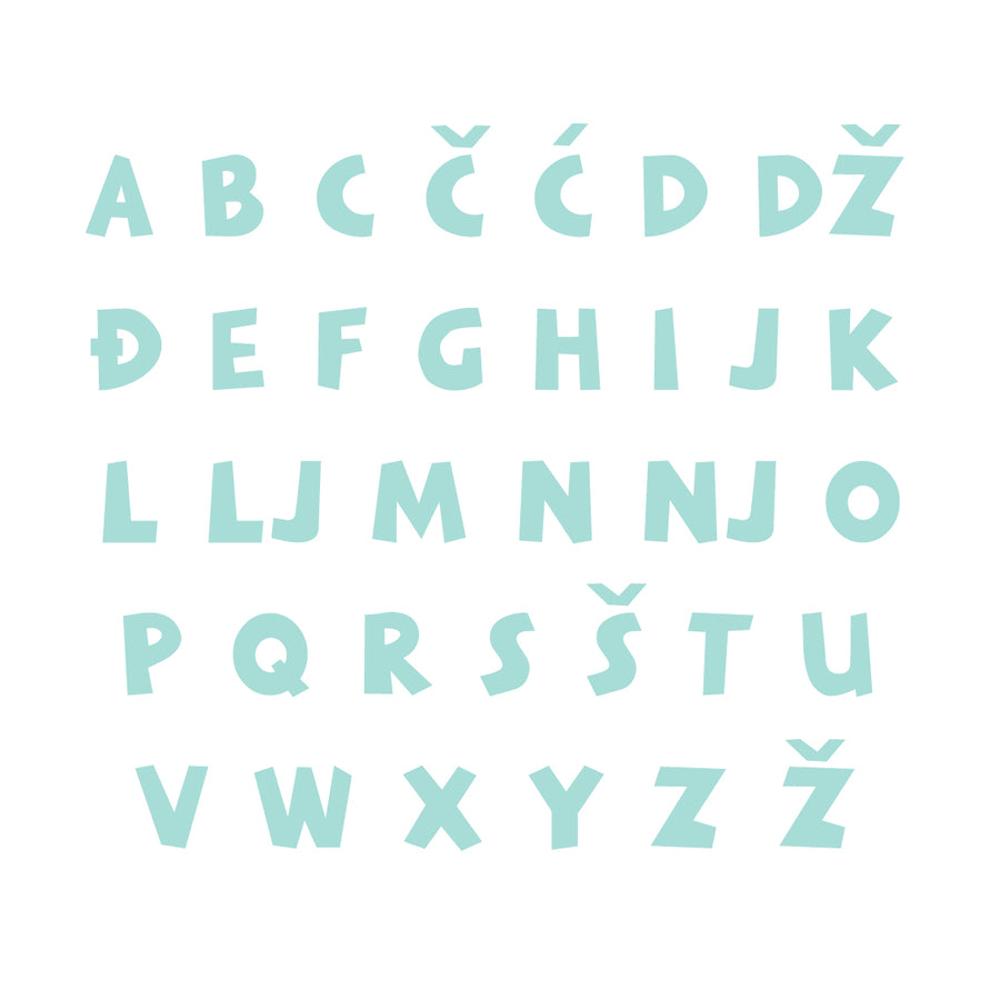 Lovre Alphabet - Large - visina 30 cm