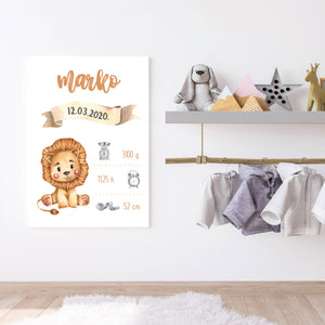HIA Kids - Lovable Lion - personalizirana ilustracija