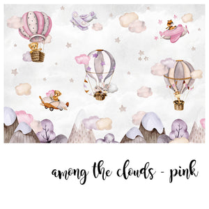 Among the Clouds - Pink @HIAWorkshop® - Zidna Tapeta - Mural