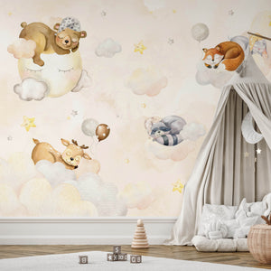 Dreaming Friends @HIAWorkshop® - Zidna Tapeta - Mural