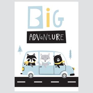 Big Adventure 2 - ilustracija za dječju sobu