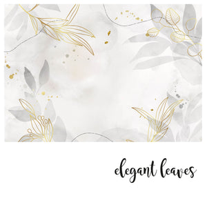 Elegant Leaves - Zidna Tapeta - Mural