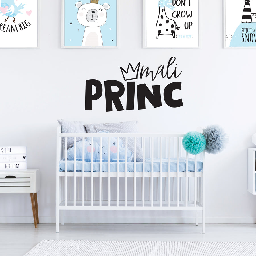 Princ - Naljepnica za zid dječje sobe