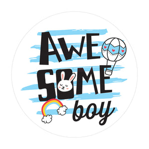Awesome Boy - Naljepnica za zid dječje sobe