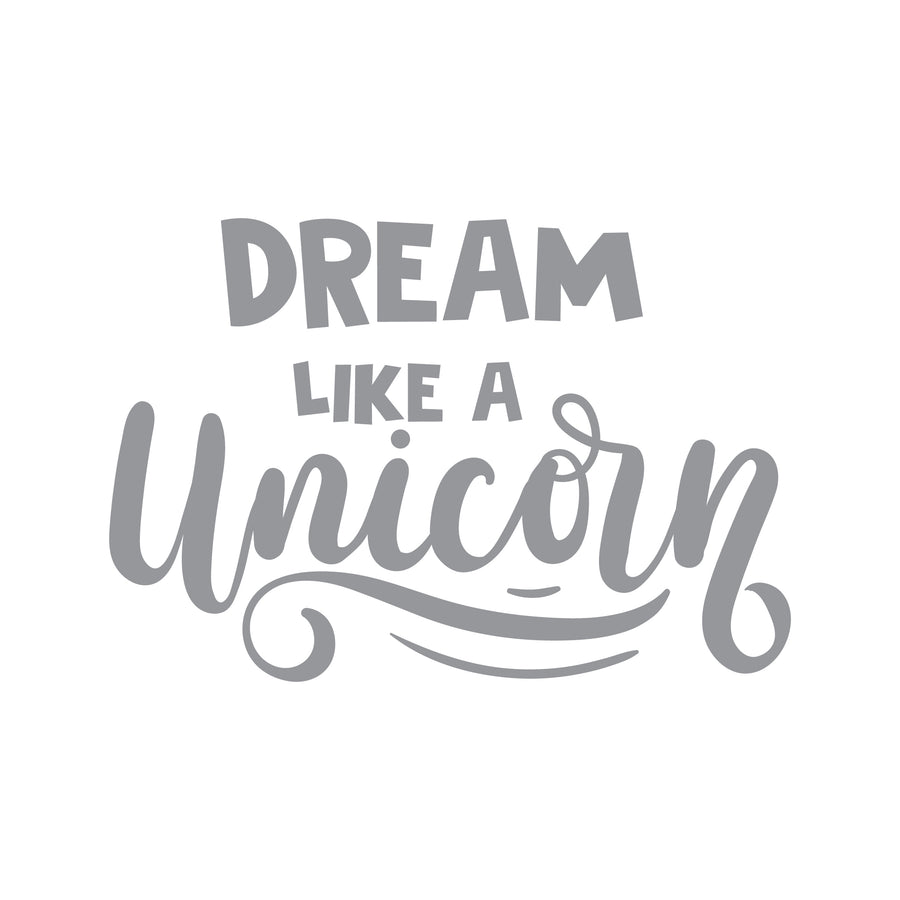 Dream Like a Unicorn - Naljepnica za zid dječje sobe
