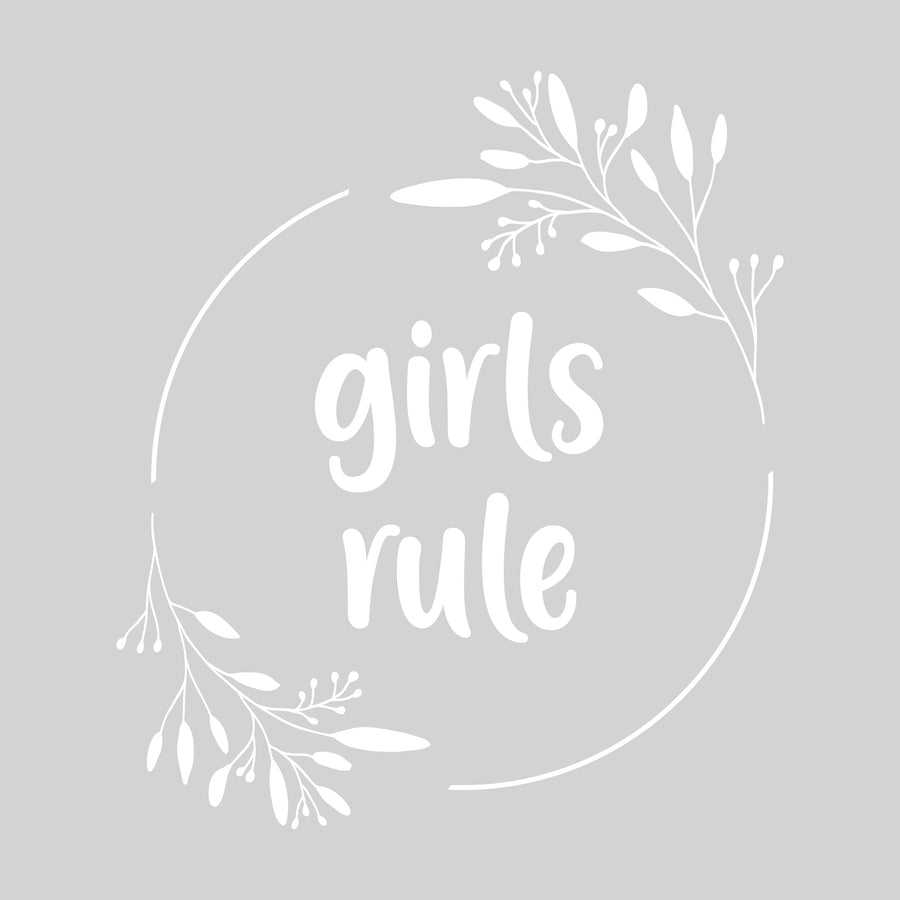 Girls Rule - Naljepnica za zid dječje sobe