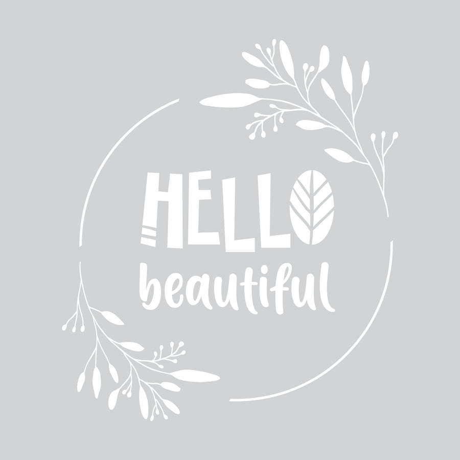 Hello Beautiful - Naljepnica za zid dječje sobe