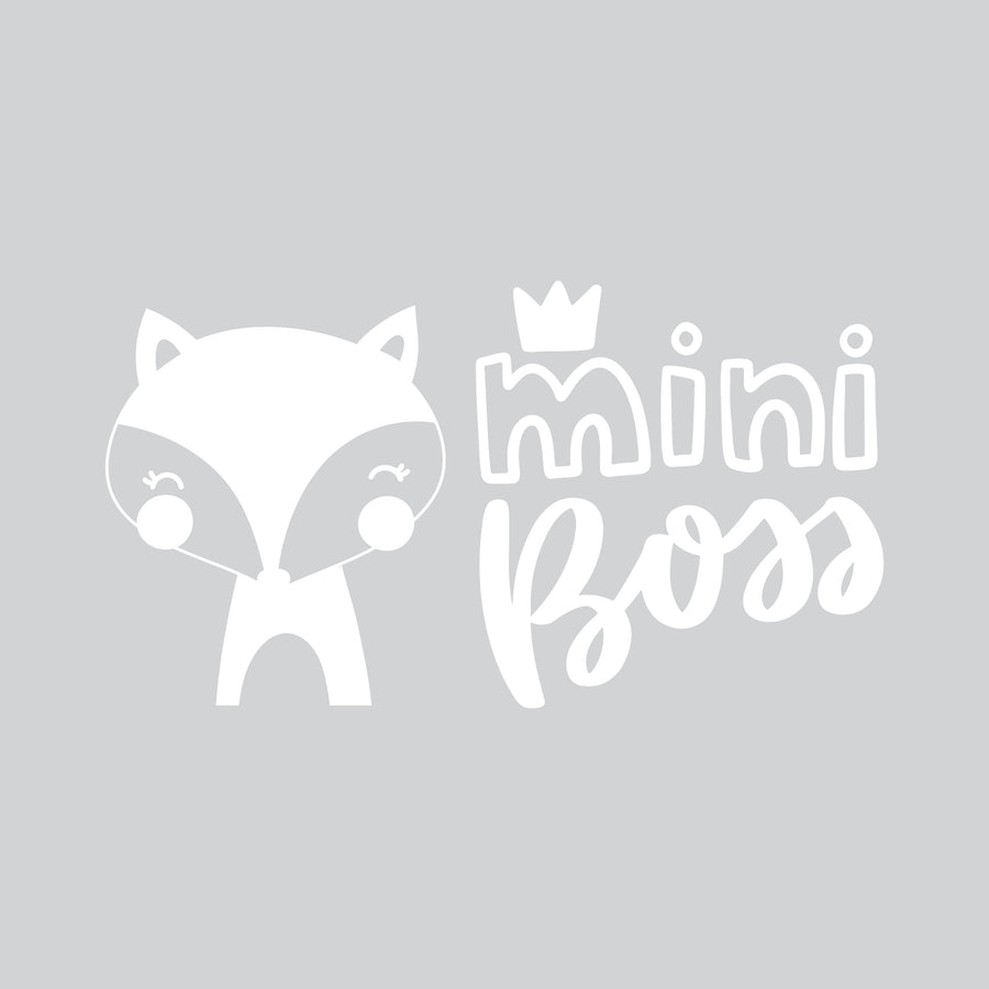 Mini Boss Fox - Naljepnica za zid dječje sobe