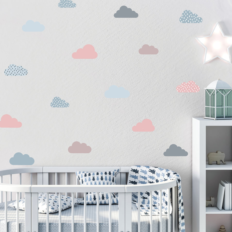 Dreamy Clouds - Naljepnice za zid dječje sobe