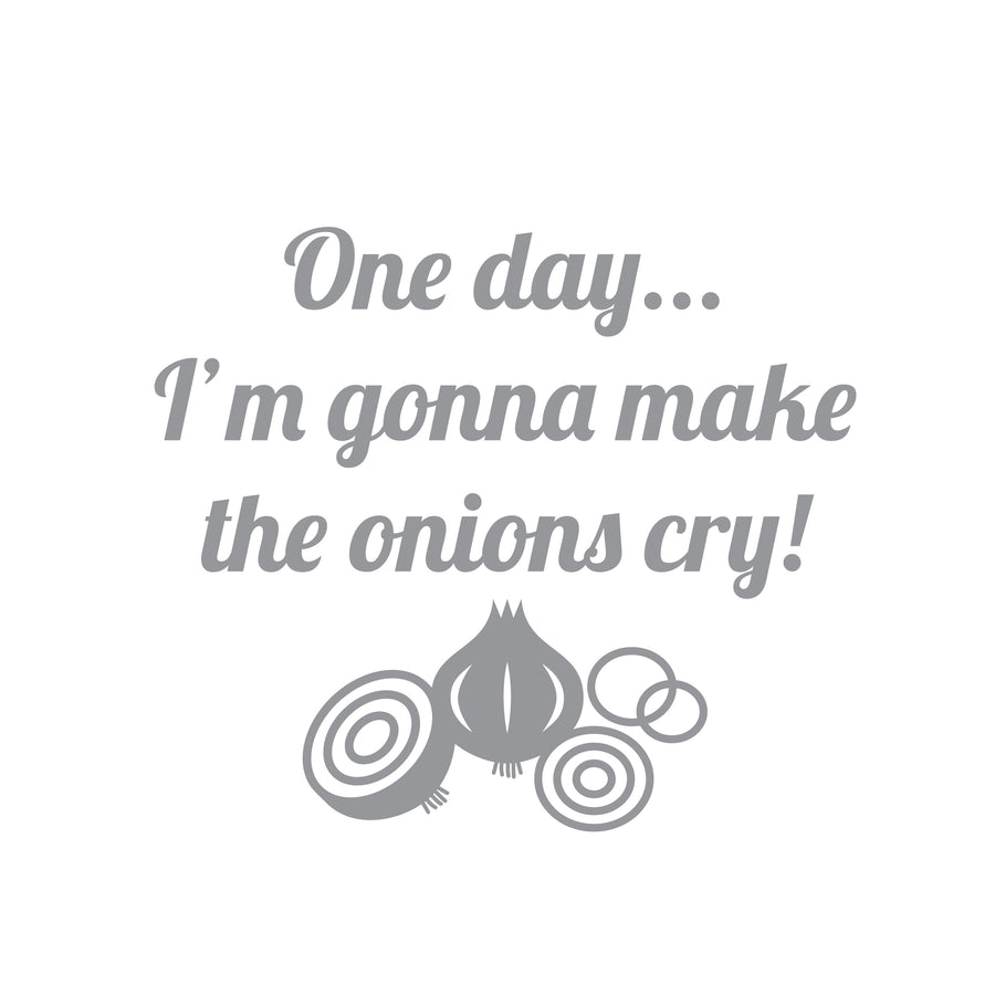Onions Crying - Naljepnica za zid