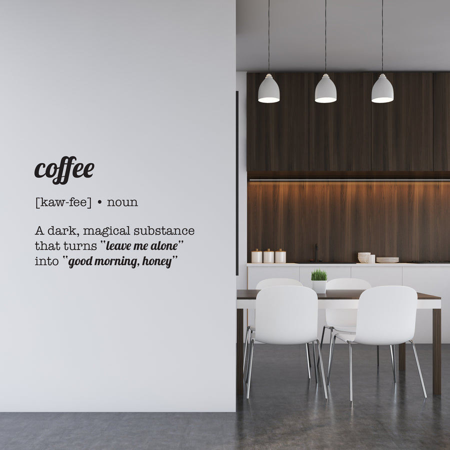 Coffee - Naljepnica za zid