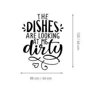 Dirty Dishes - Naljepnica za zid